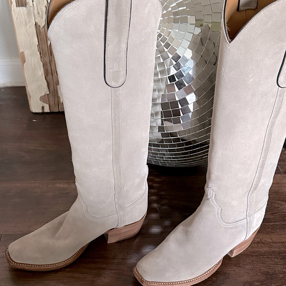 Discontinued Suede Lucchese Boots